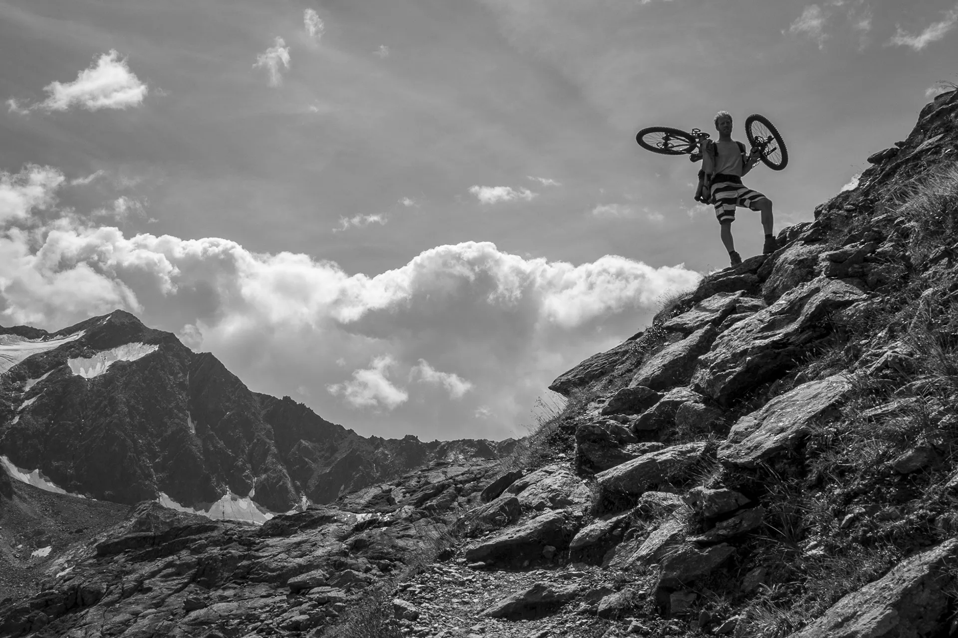 Sportfotograf Bikebergsteigen